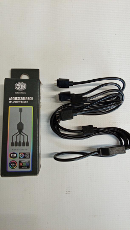 Cablu splitter Cooler Master ARGB 1-la-5, conector LED cu 3 pini, 58 cm, MFX-AWHN-1NNN5-R1 [1]