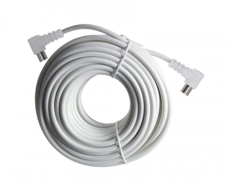 Cablu TV coaxial Levitantes, 10 metri, unghi de 90 de grade [2]