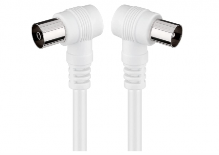 Cablu TV coaxial Levitantes, 10 metri, unghi de 90 de grade [0]