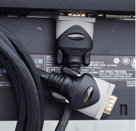 Cablu VGA la VGA de 3 metri Amazon Basics pentru monitor, computer personal, negru [5]