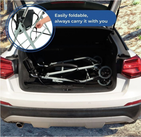 Cadru de mers rolator pliabil Mobiclinic Alhambra pentru vârstnici si batrani [5]