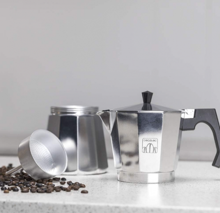 Cafetieră Cecotec Mokclassic 300 din aluminiu, 150 ml [3]