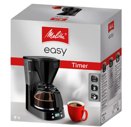 Cafetiera Melitta Easy Timer 1010-14, 1.25L, 1080W, 10 cesti, negru [3]