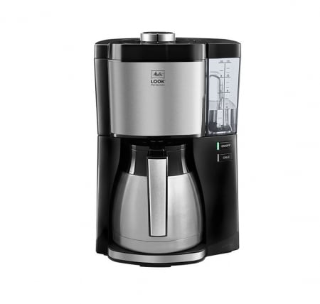 Electrocasnice pentru Bucatarie - Cafetiera Melitta LOOK 1025-16, 1.25L, 1080W, Negru/Argintiu