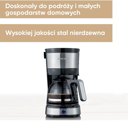 Cafetiera Severin KA 4808, 4 cesti, 750 W, negru [1]
