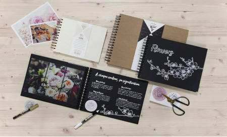 Caiet Clairefontaine Ref 95433C tip Album Landscape, 40 coli, 32 x 24 cm, 200 g/m², Crem [5]