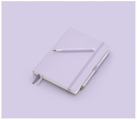 Caiet cu elastic LEUCHTTURM1917, A5, 123 de pagini numerotate, liliac [3]