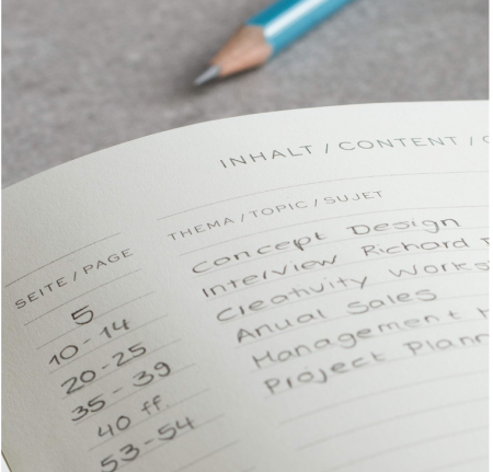 Caiet cu linii Leuchtturm1917, 308290, A5, 251 de pagini numerotate, negru [4]