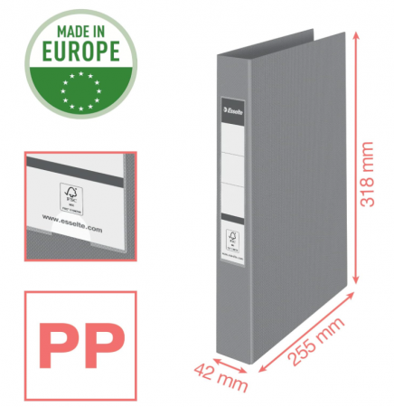 Caiet mecanic Esselte, capacitate 190 coli, cotor de 42 mm [5]