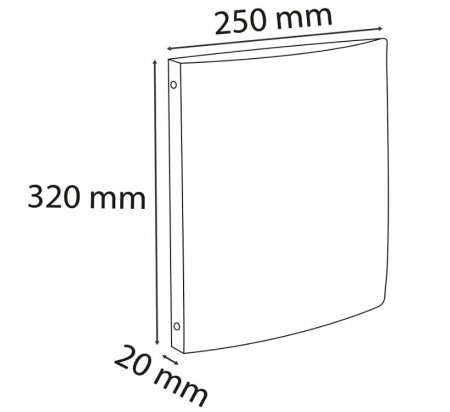 Caiet mecanic Exacompta 51250E A4, 4 inele, 15 mm diametru, 20 mm cotor, verde [5]