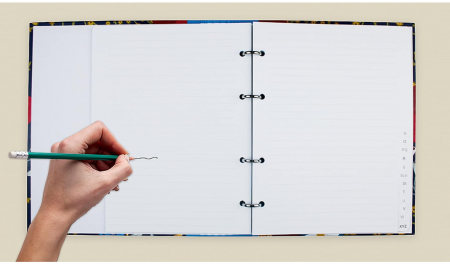 Caiet mecanic RNK 46778 cu separatoare A-Z, A5 [5]