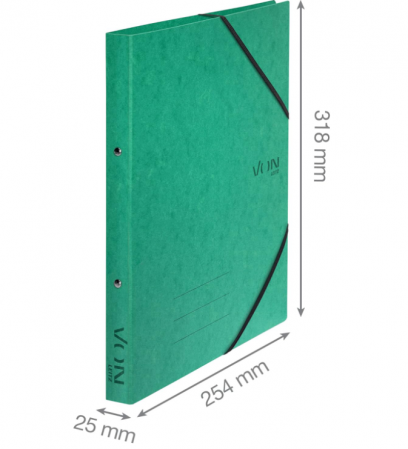 Caiet mecanic VON Leitz A4, 30120055, cu 2 inele, pentru 140 coli [6]