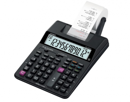 Calculator de birou CASIO HR-150RCE, cu imprimare, negru [0]