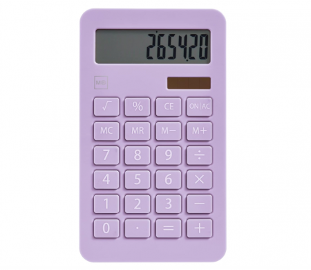 Birotica & Papetarie - Calculator solar Miquelrius, 10 cifre, taste mari, display LCD