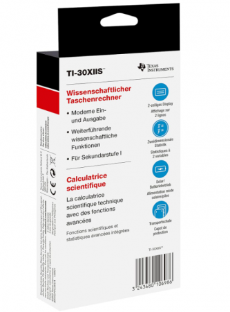 Calculator stiintific de birou Texas Instruments TI-30 XIIS Albastru [4]