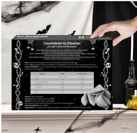 Calendar de Craciun cu 24 de ravașe/zi, proverbe cu ghinioane anti-Crăciun (in Germana) [5]