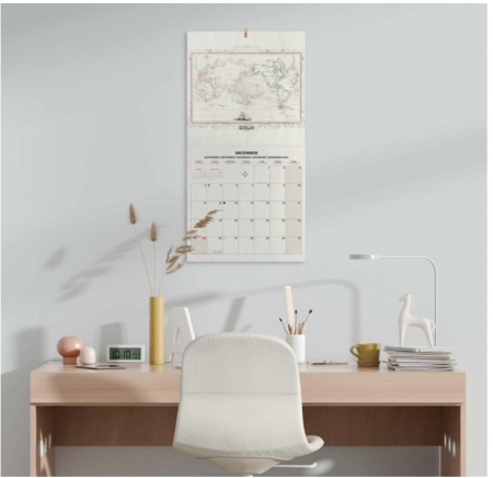 Calendar de perete 2023 Grupo Erik Vintage Maps [6]