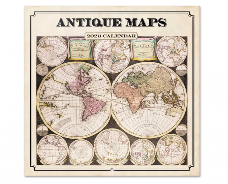 Hartie si produse din hartie - Calendar de perete 2023 Grupo Erik Vintage Maps