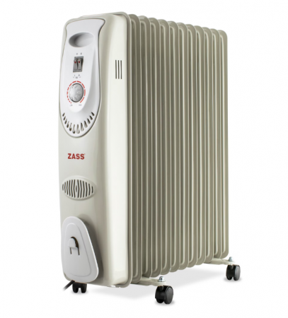 Produse RESIGILATE Zass, Sero si Trisa - Calorifer electric Zass ZR 12C, 12 elementi, 2500W, 3 trepte, termostat, protectie la supraincalzire