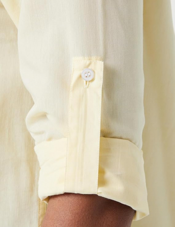 Camasa cu maneca lunga dama BOSS C_ Befelize_21, galben deschi, 32 [5]