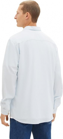 Cămașă cu mânecă lungă Oxford pentru bărbați TOM TAILOR, alb, XL [2]