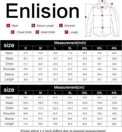 Cămașă cu mânecă lungă pentru bărbați Enlision, roz, XL [3]