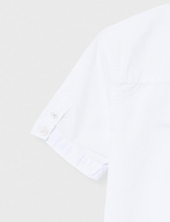 Camasa cu maneca scurta pentru baieti Pepe Jeans Misterton, alb, 14 ani, S, 164 [4]
