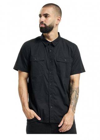 Fashion - Camasa cu maneca scurta pentru barbati Brandit individual wear, negru, 5XL