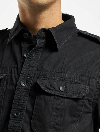 Camasa cu maneca scurta pentru barbati Brandit Vintage, negru, XL [3]