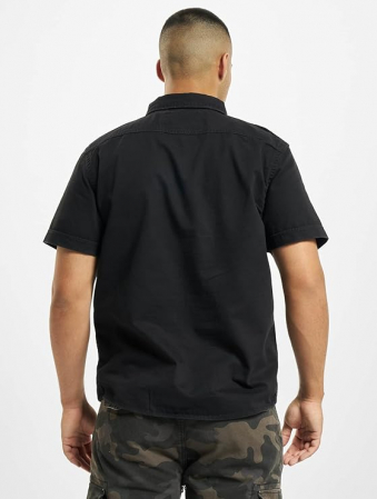 Camasa cu maneca scurta pentru barbati Brandit Vintage, negru, XL [1]