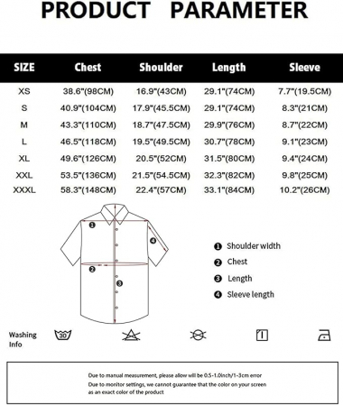 Camasa cu maneca scurta pentru barbati PARKLEES, verde, L [4]