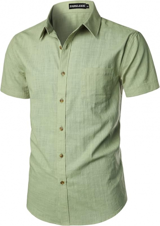 Camasa cu maneca scurta pentru barbati PARKLEES, verde, L [2]