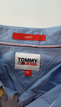 Cămașă Tommy Hilfiger pentru bărbați cu mânecă lungă, albastra, Marimea XL [2]