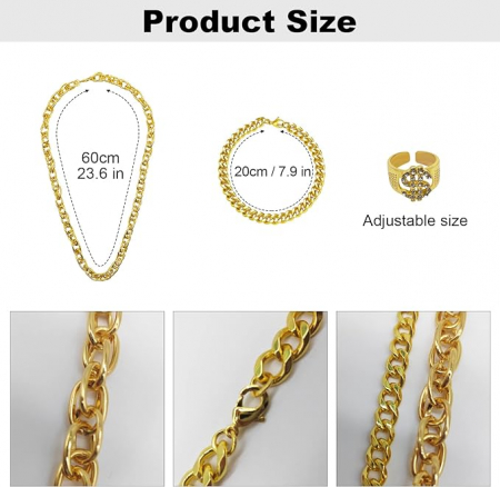 Camasa XonyiCos Hippie pentru barbati, anii 70 și 80 Disco Party [4]