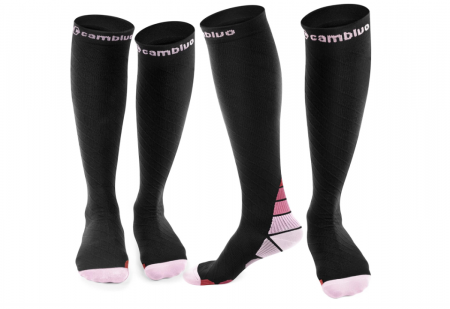 CAMBIVO 2 perechi de ciorapi compresivi unisex, XXL, 41-47 [0]