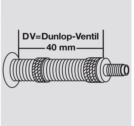 Camera cauciuc bicicleta 24 inch Fischer Slim, mărime unică [5]