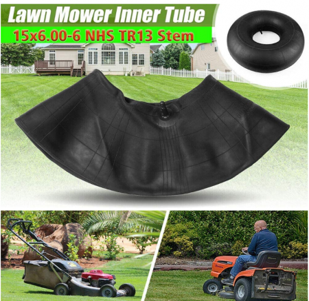 Camera de aer pentru anvelope mașina de tuns iarba cu tijă dreaptă, szlsl88, 38.1 cm (15 inch), 15x6,00-6 [4]