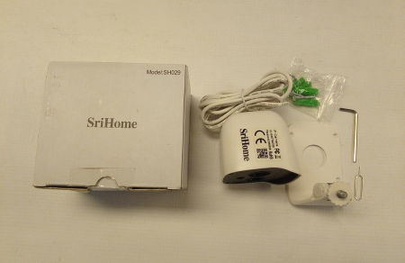 Cameră de supraveghere SriHome SH029 WiFi, pentru interior și exterior, alb [1]