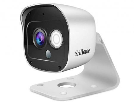 Cameră de supraveghere SriHome SH029 WiFi, pentru interior și exterior, alb [0]