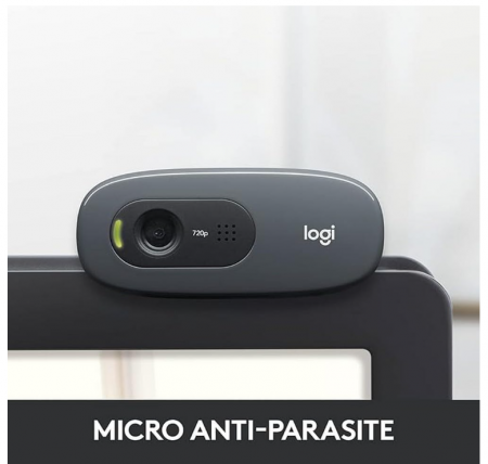 Cameră web Logitech C270 HD, 720p/30fps, negru [2]