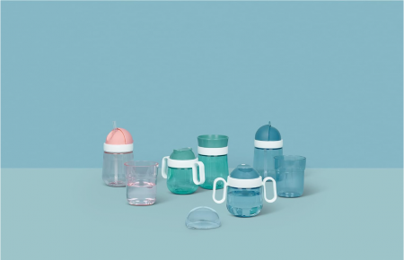 Cană cu pai Mepal pentru copii, rezistentă la scurgeri 300 ml [2]