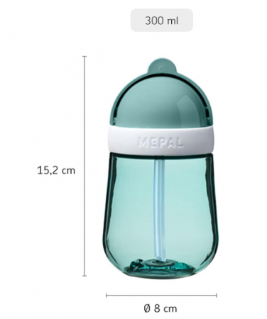 Cană cu pai Mepal pentru copii, rezistentă la scurgeri 300 ml [3]
