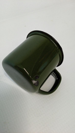 Cană emailată DEARMAMY 200 ml, verde [1]