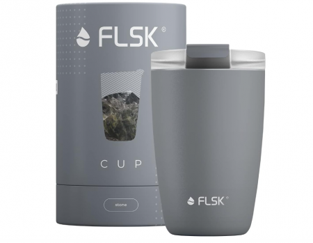 Cana termica FLSK 350 ml din oțel inoxidabil, pentru calatorii, gri [0]