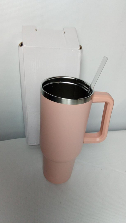 Cana termică RZXBB din oțel inoxidabil cu pai, 1200 ml [1]