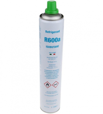 Accesorii si piese aparate frigorifice - Refrigerant izobutan R600A, C00089700, 750 ml, 420 g