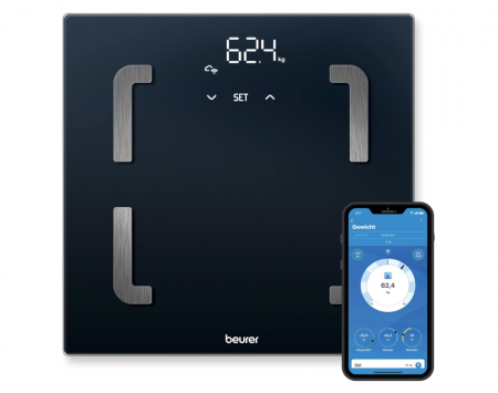 Cantare - Cantar corporal de diagnostic Beurer BF 880 cu Wi-Fi si Bluetooth, Capacitate 180 kg