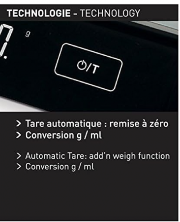 Cantar de bucatarie profesional TERRAILLON, 10 kg, Otel inoxidabil [4]