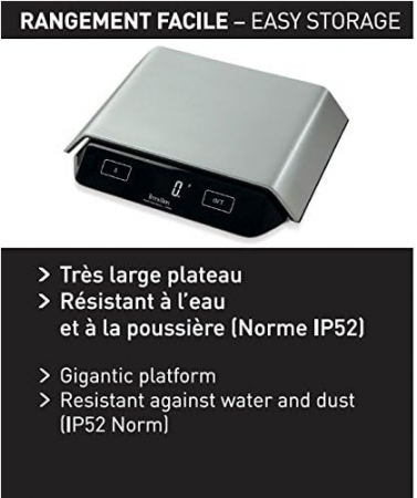 Cantar de bucatarie profesional TERRAILLON, 10 kg, Otel inoxidabil [6]