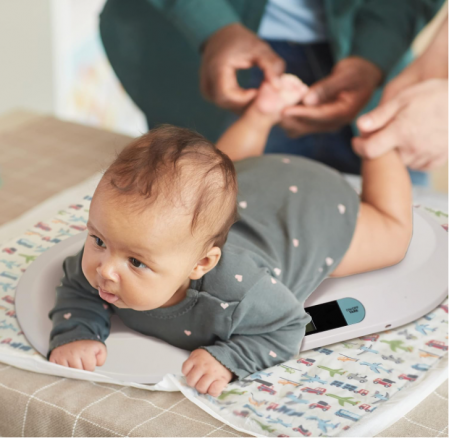 Cantar digital pentru copii/animale Relaxdays, până la 20 kg, Alb [3]